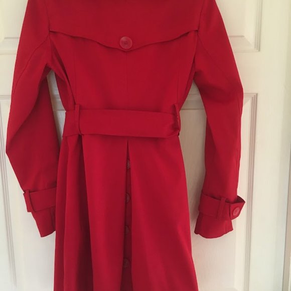 Red pea coat - Picture 2 of 6